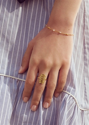 Mero bracelet Forgyldt Maanesten 